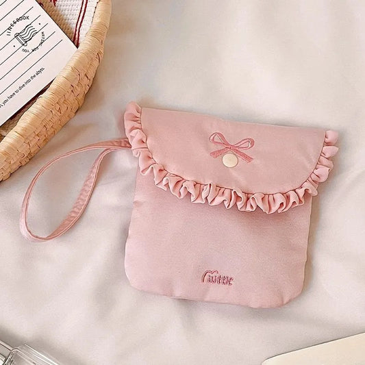 Frill Ribbon Pouch
